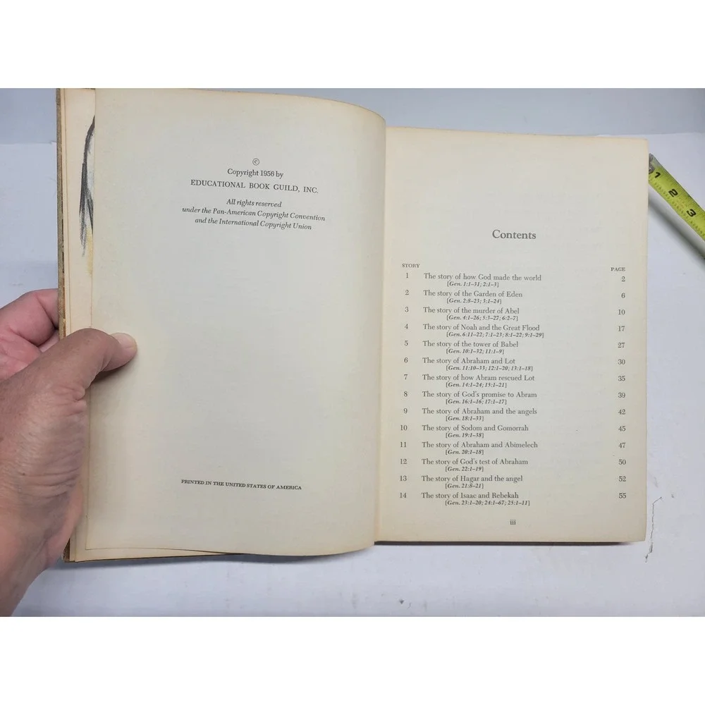 The Bible Story Library Vol 1 Turner Hodges 1956 Illustrated Rafaello Busoni‎
